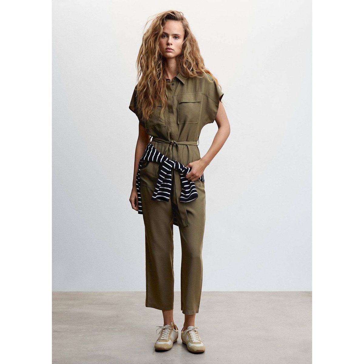 MANGO - Enterizo Casual Mujer Mango