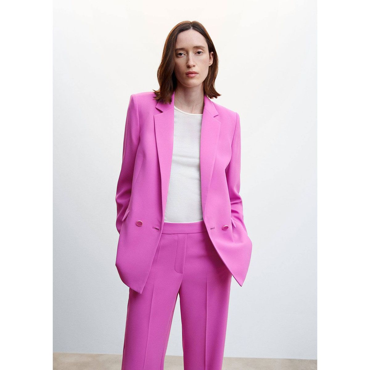 MANGO - Blazer Casual Mujer Mango