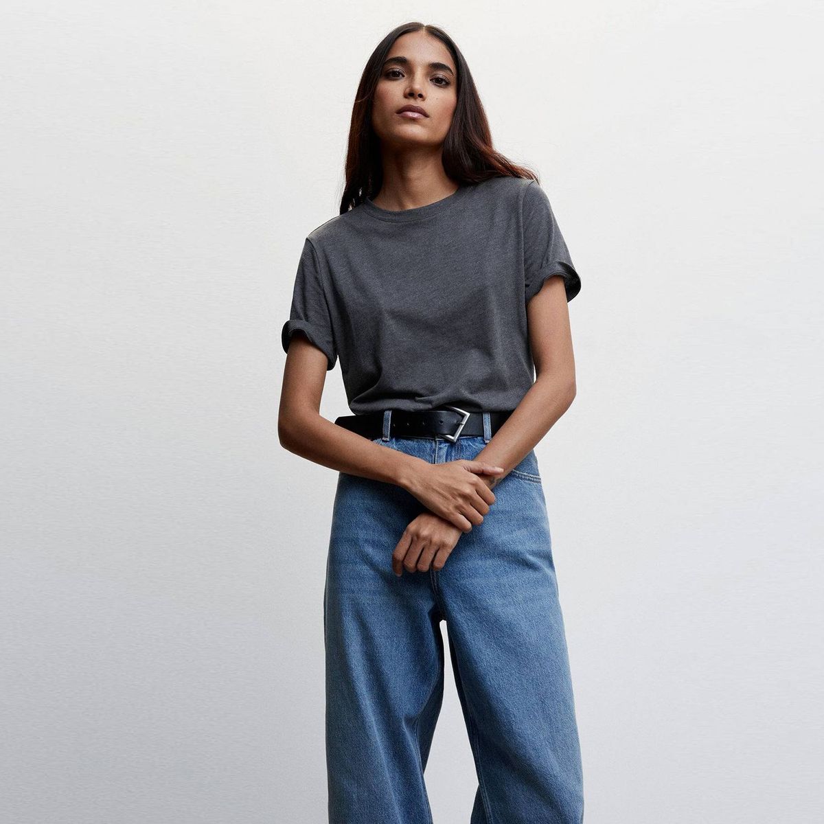 MANGO - Polo Manga Corta Mujer Mango