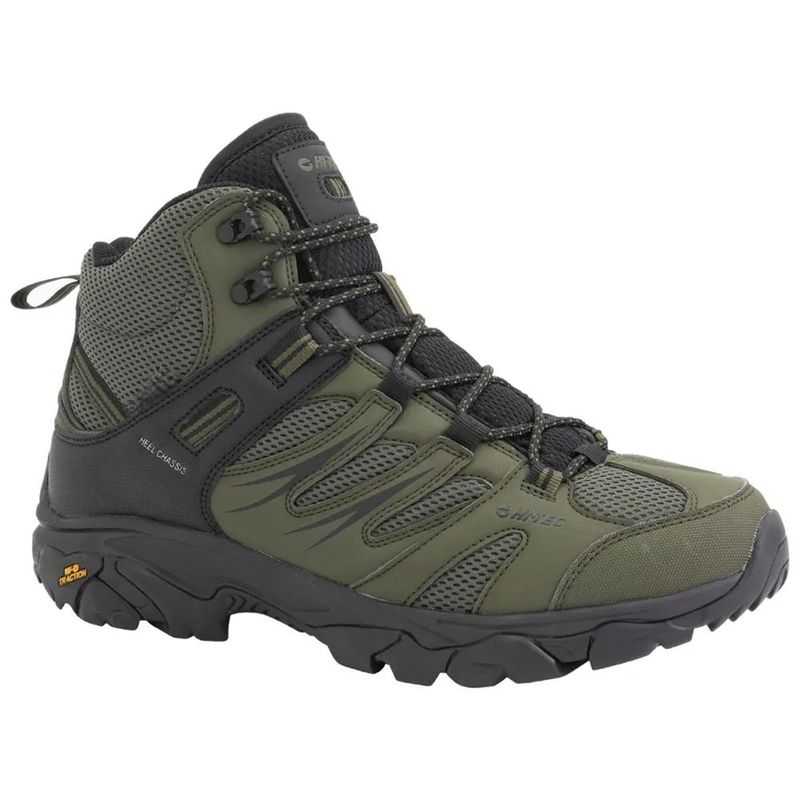 HI TEC - Zapatillas Deportivas Outdoor Hombre Hi Tec Tarantula Mid Verde