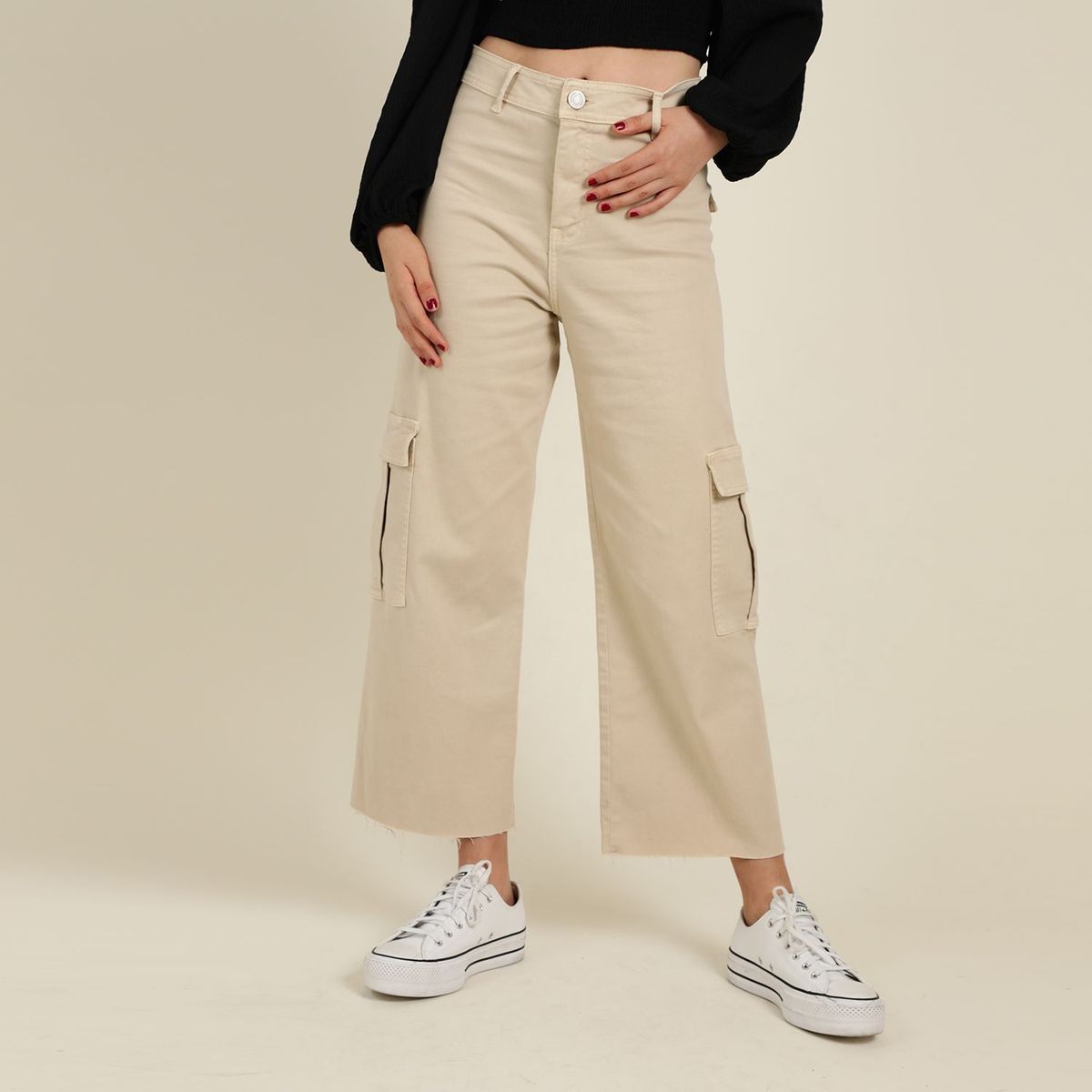 BASEMENT - Jean Cargo Mujer Basement