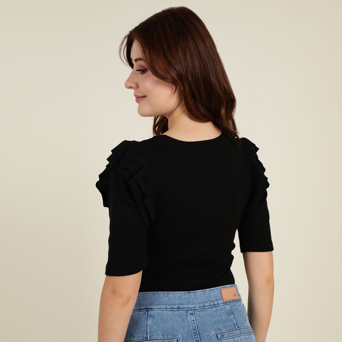 BASEMENT - Body Manga Corta Mujer Basement