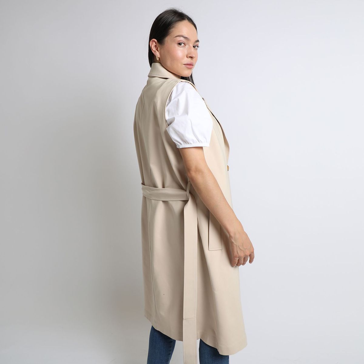 BASEMENT - Chaleco Casual Mujer Basement