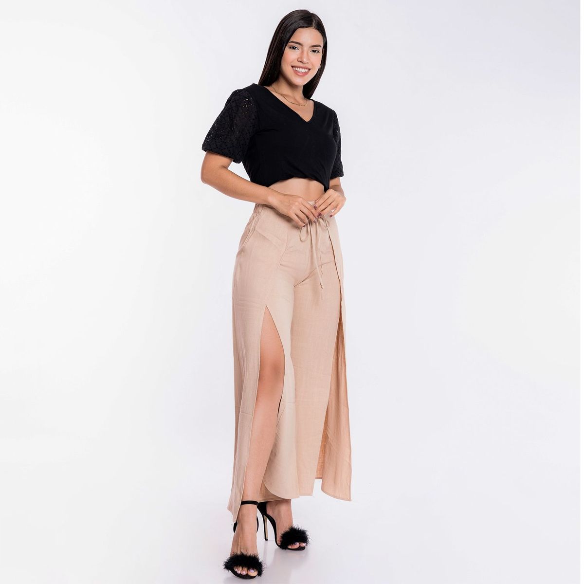 JAROLA - Pantalón Palazoo Mujer Jarola