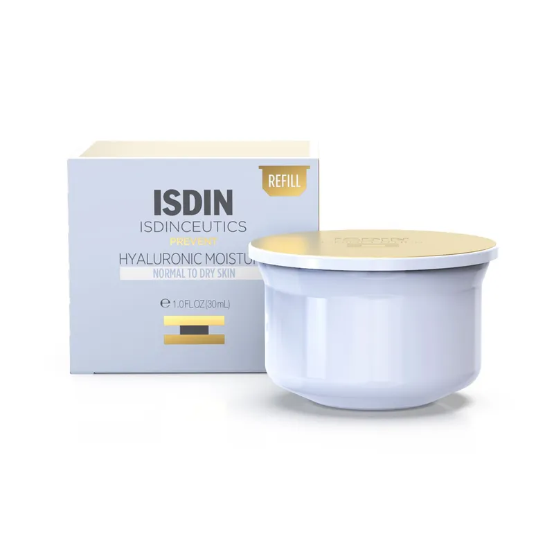 ISDIN - Isdin IsdinCeutics Refill Hyaluronic Moisture Normal To Dry 50ml - Crema Hidratante Con Ácido Hialurónico 