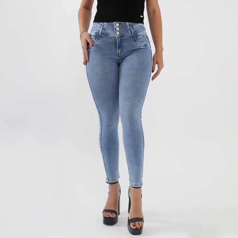 MOSSIMO - Jean Skinny Tiro Alto Mujer Mossimo
