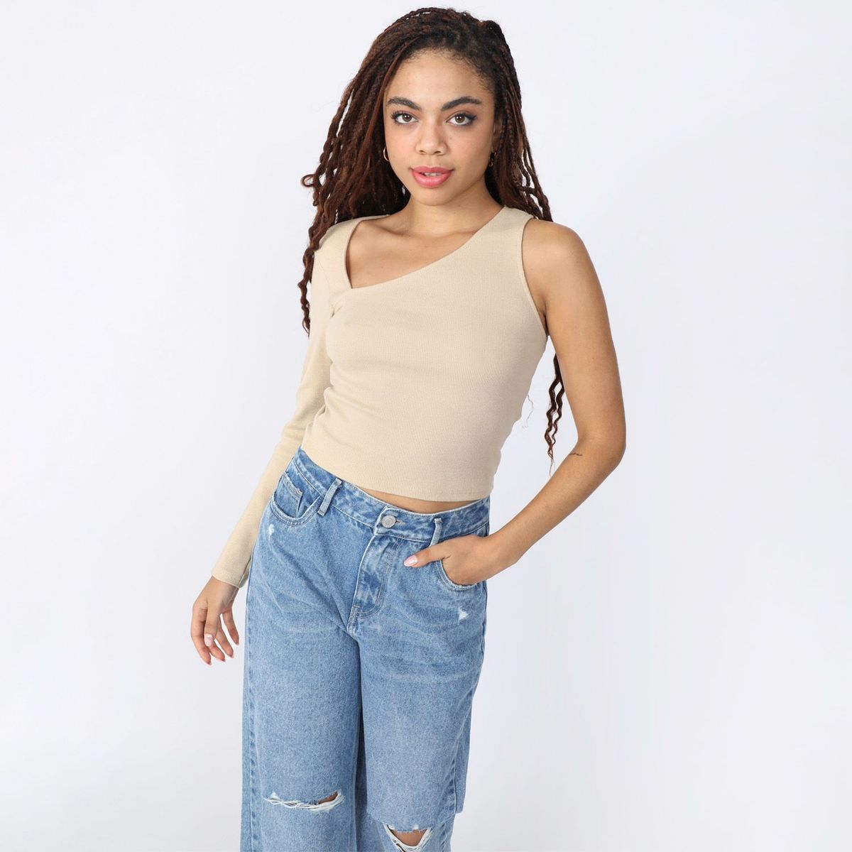 SYBILLA - Polo Manga Larga Mujer Sybilla