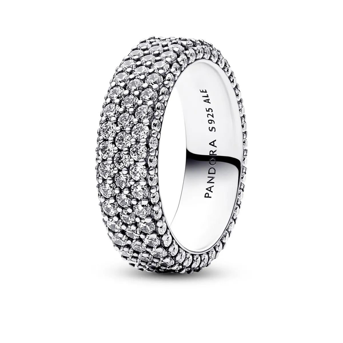 PANDORA - Anillo Hilera de pavé triple