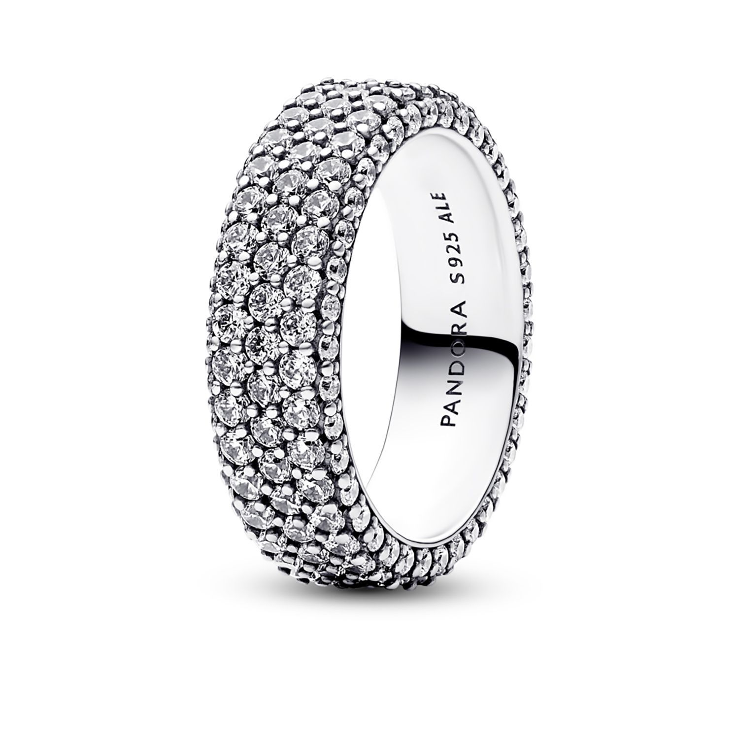 Anillo Hilera de pavé triple PANDORA
