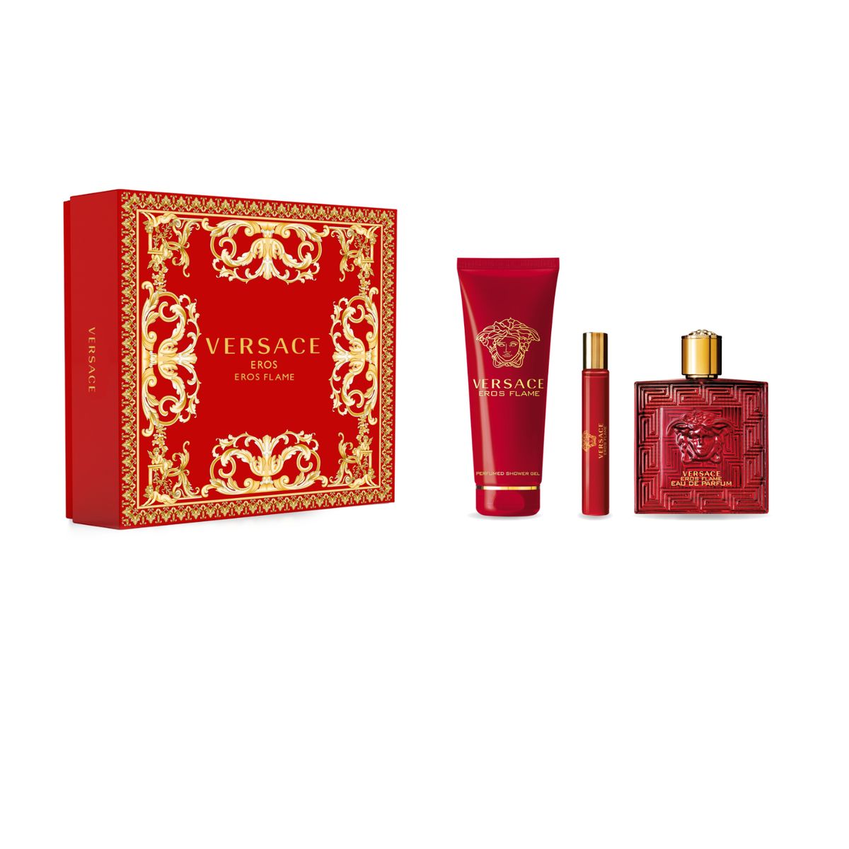 VERSACE - Versace Eros Flame Edp100 Ml +bsg 150ml+ts10 Ml