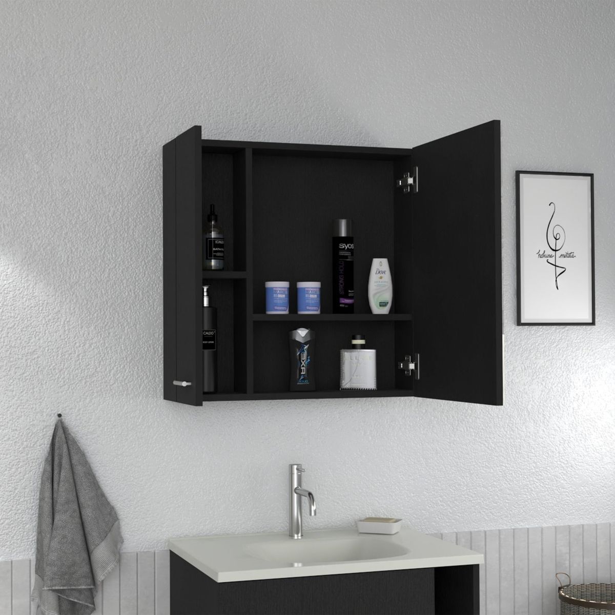 TUHOME - Botiquín con Espejo Barcelona