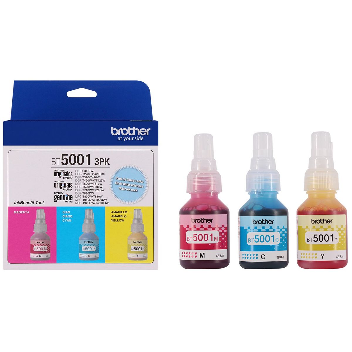 BROTHER - Pack de Tinta Brother - BT5001 3PK BROTHER