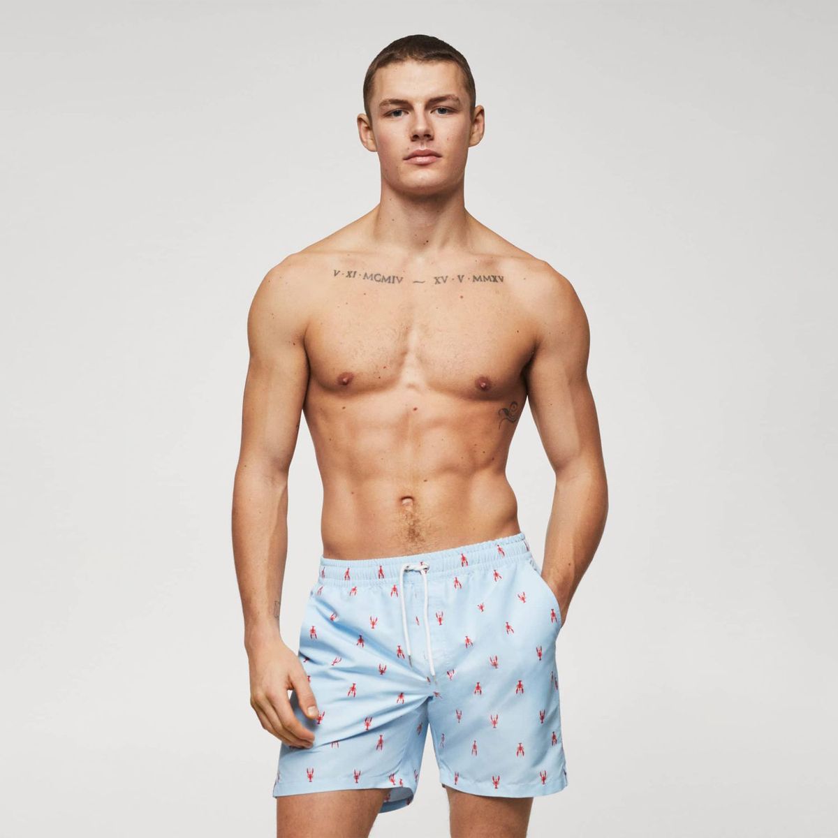 MANGO - Traje De Baño Hombre Mango