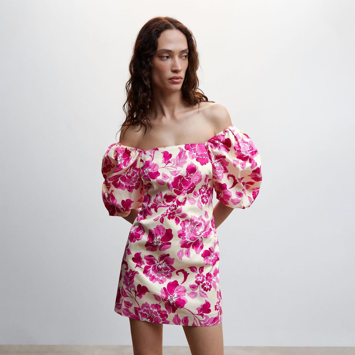 MANGO - Vestido Algodón Mujer Mango