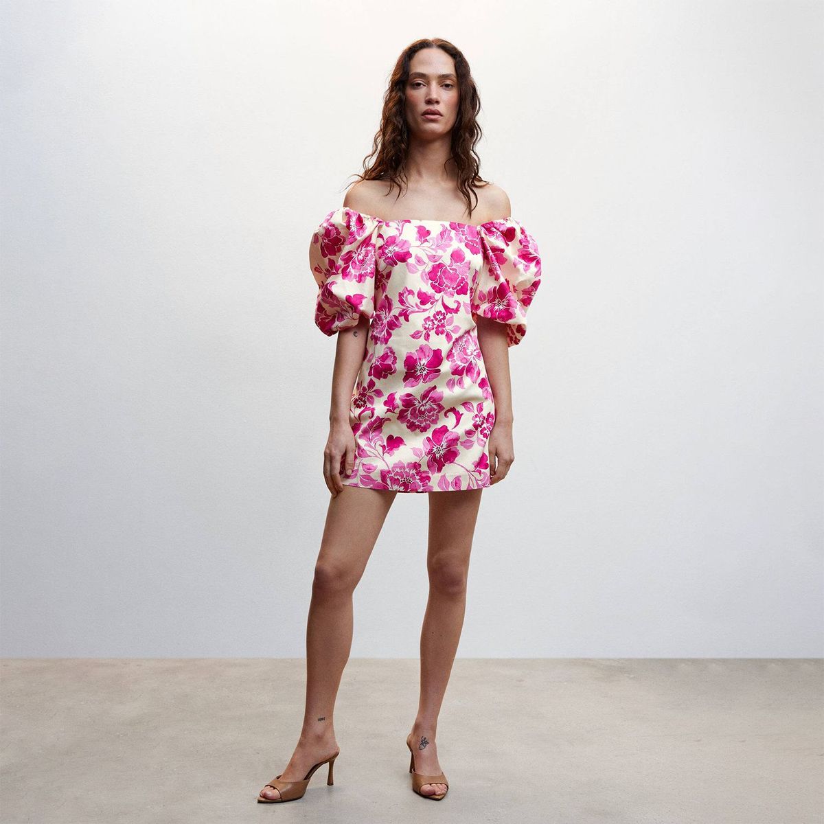 MANGO - Vestido Algodón Mujer Mango