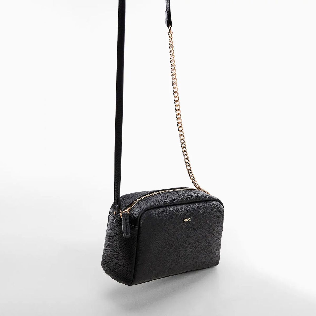 MANGO - Bolso mano fibra natural