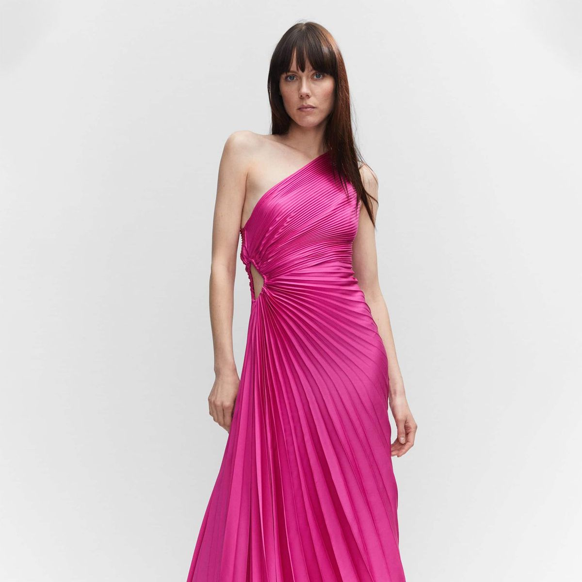 MANGO - Vestido Largo Mujer Mango