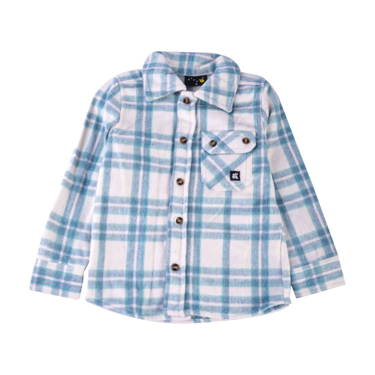PILLIN - Camisa Moletón Escocesa Niño