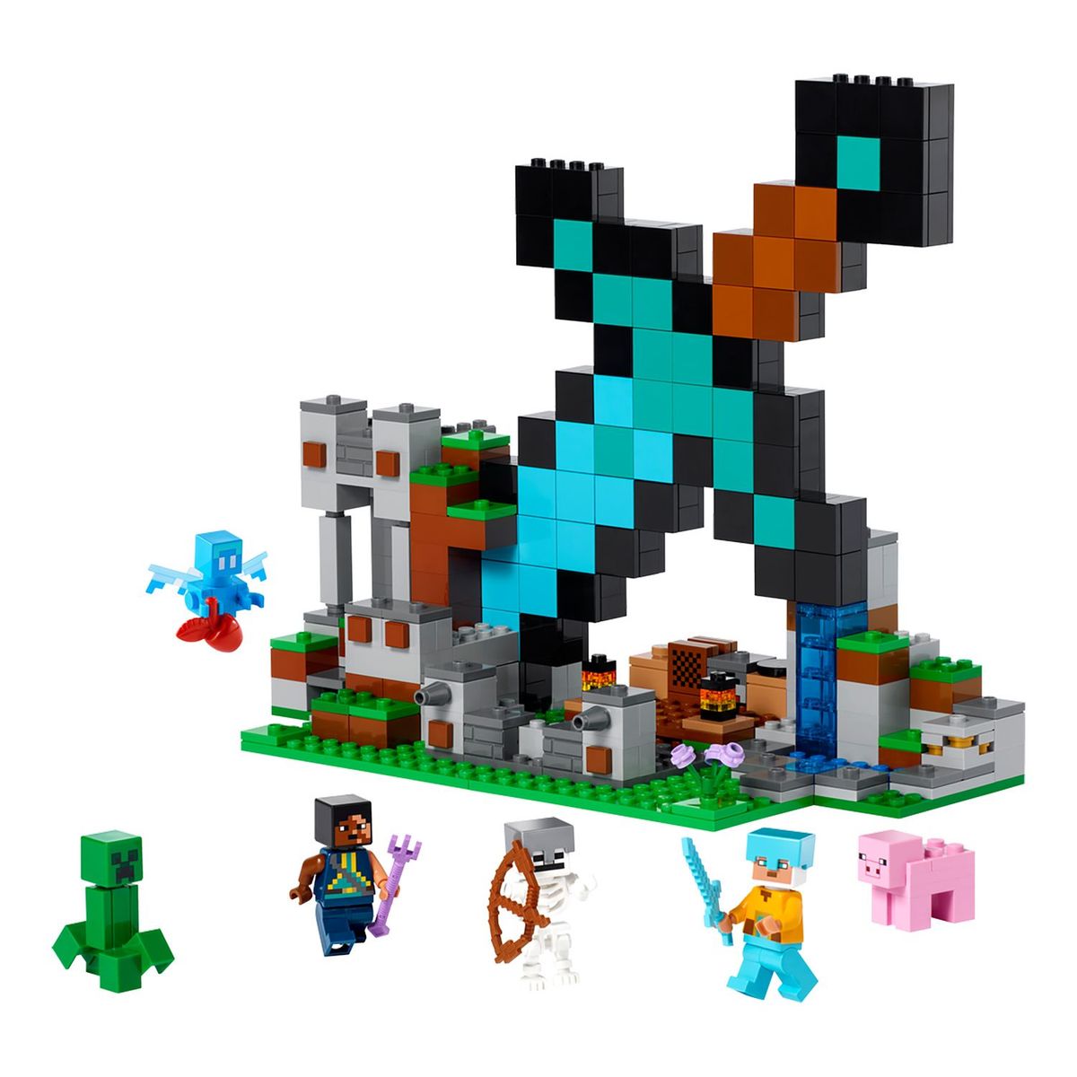 LEGO - Bloques de lego Minecraft La Fortificacion Espada