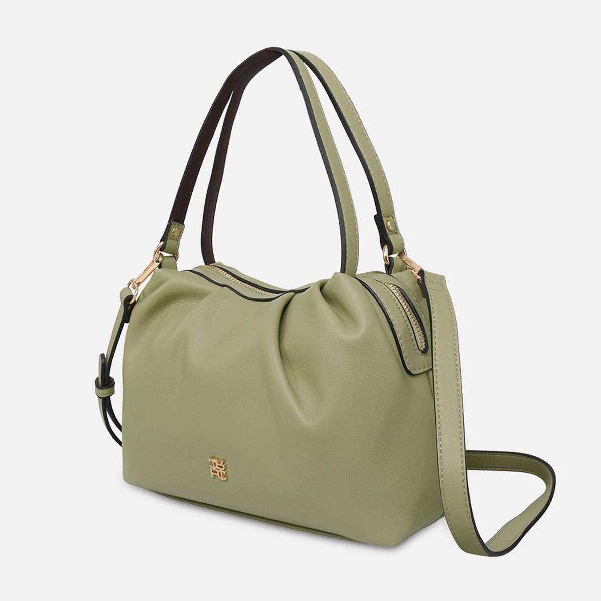 CREPIER - Satchel Atica Md Verde Laurel