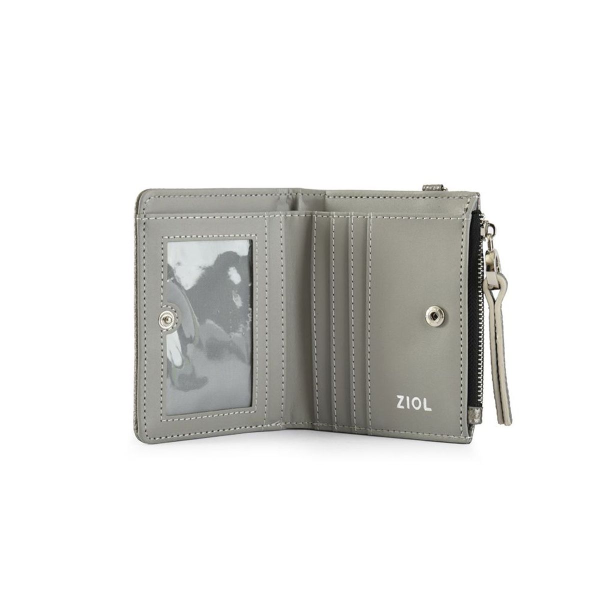ZIOL - Billetera Pequeña Ziol Vayk Plateado ZIOL