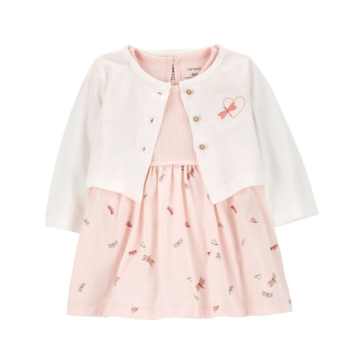 CARTER'S - Conjunto Bebé Niña 2 Piezas Algodón Carters