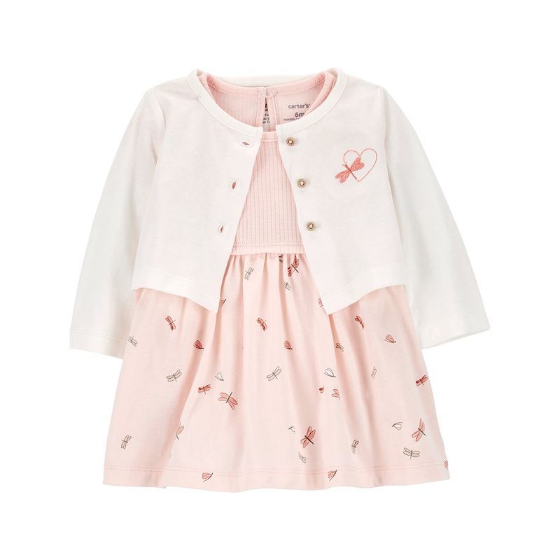 CARTER'S - Conjunto Bebé Niña 2 Piezas Algodón Carters