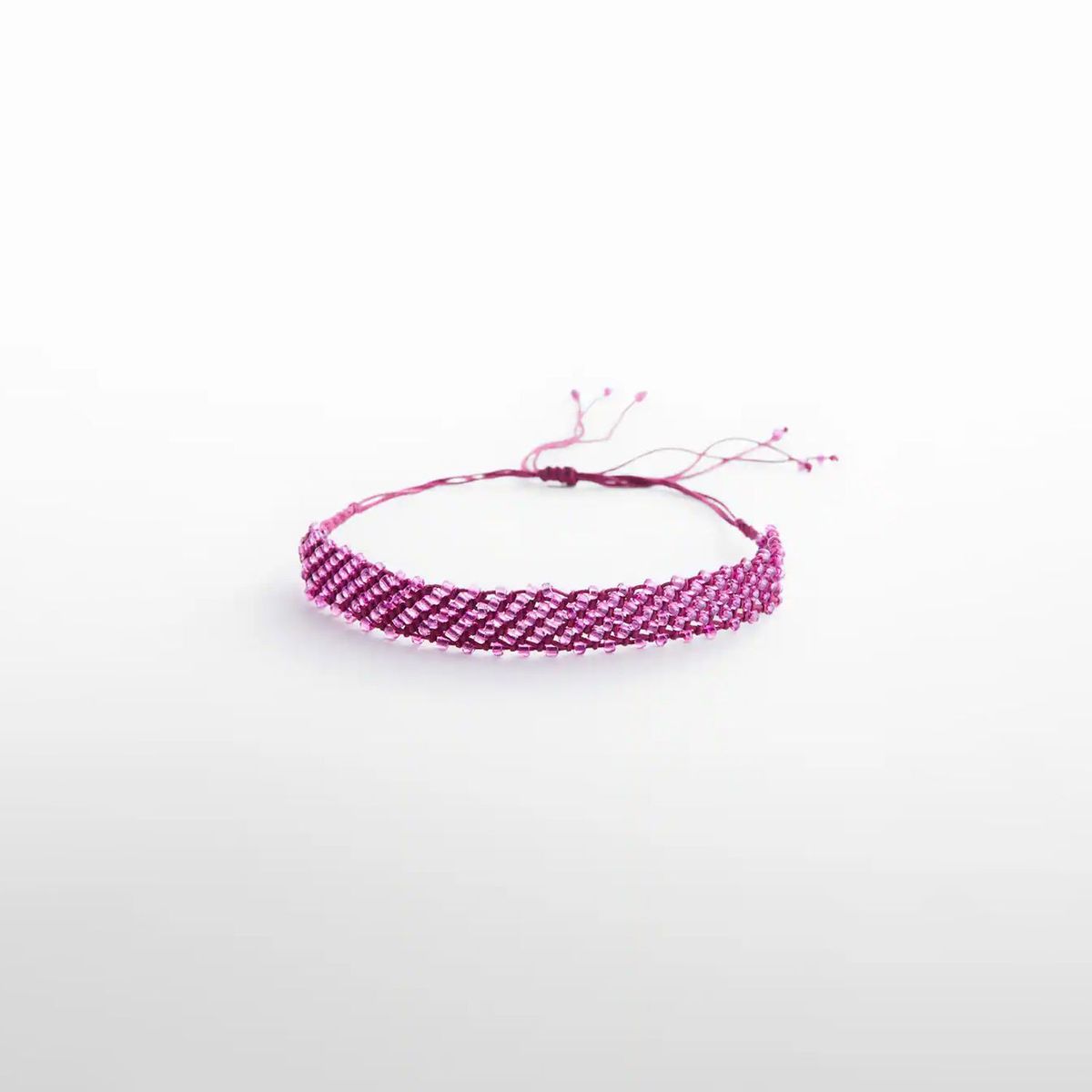 MANGO - Choker cuerda cristales