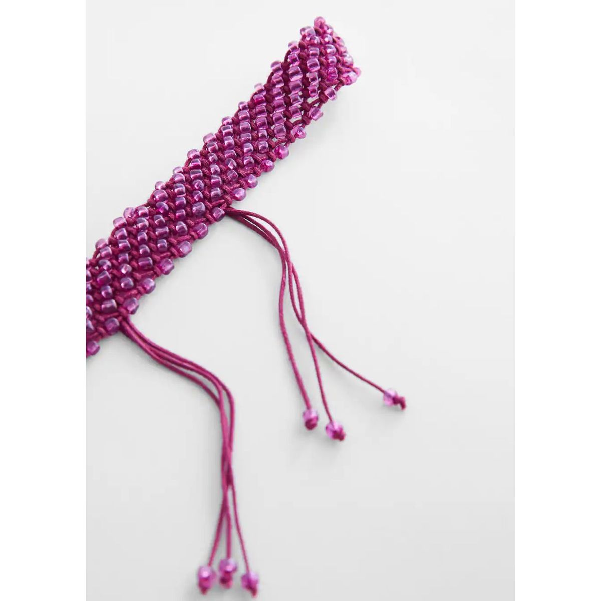 MANGO - Choker cuerda cristales