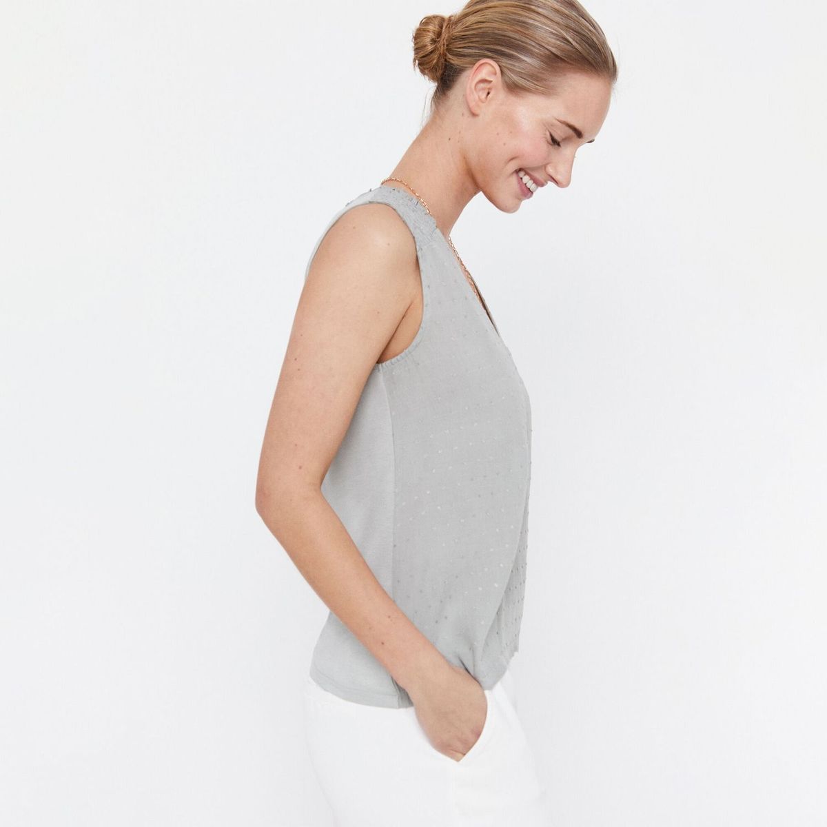 CORTEFIEL - Camiseta Mc Pp Dobby