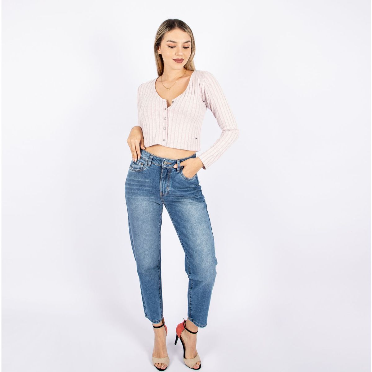 JAROLA - Jean Mom Casual Mujer Jarola