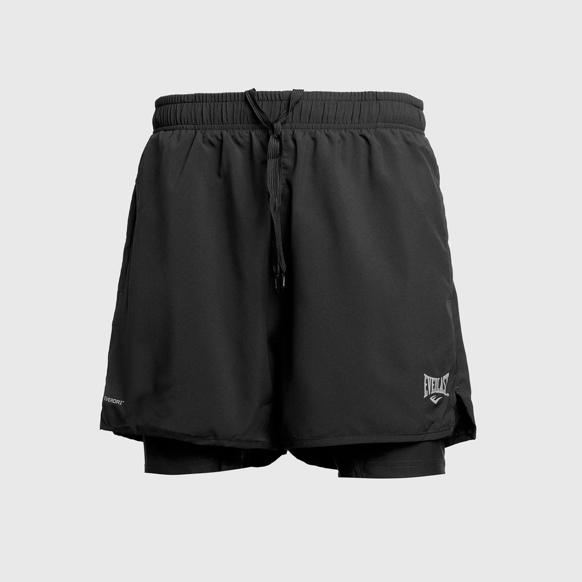 EVERLAST - Short Deportivo Hombre 2 En 1 Con Licra Everlast