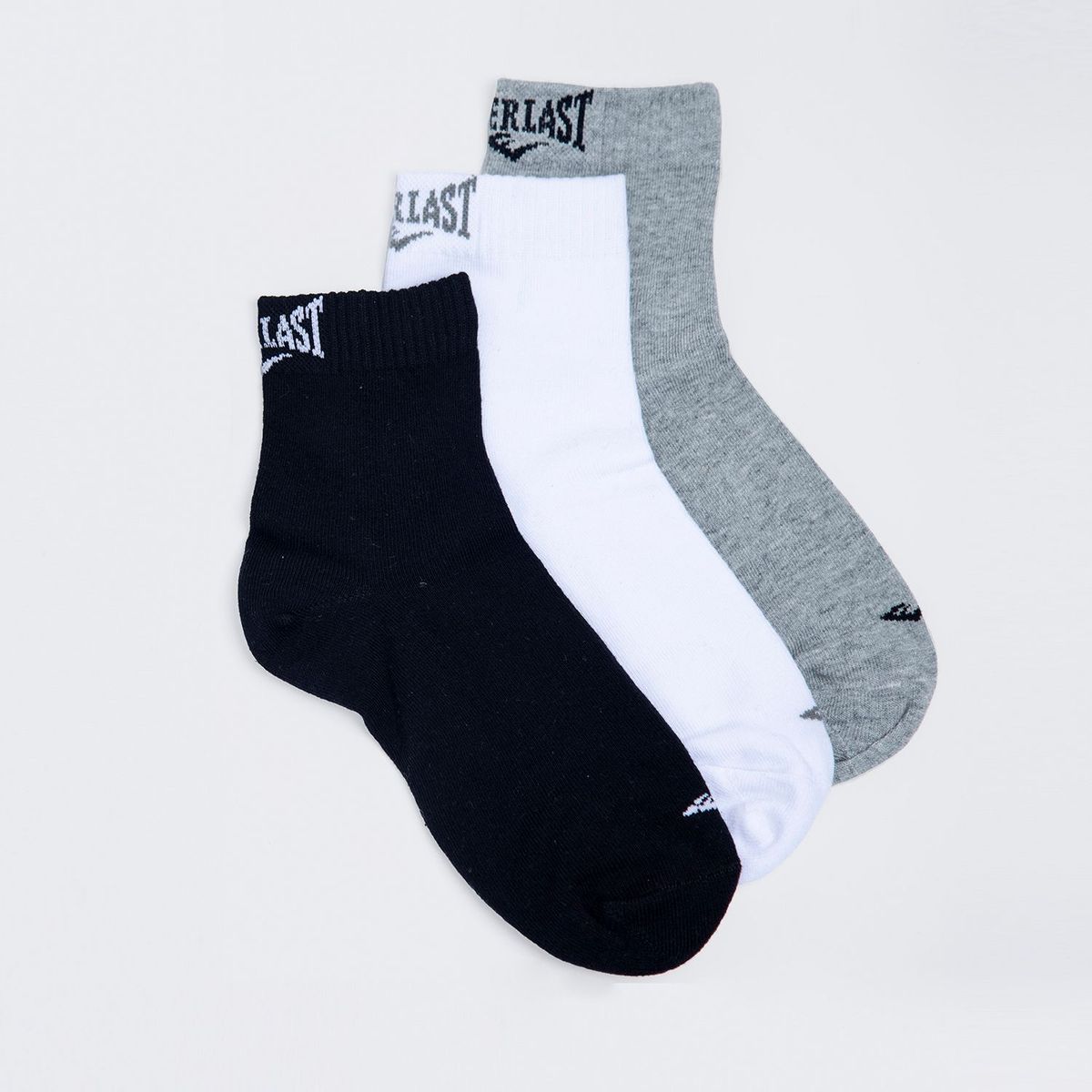 EVERLAST - Pack X3 Medias Deportivas Hombre Everlast Tobilleras