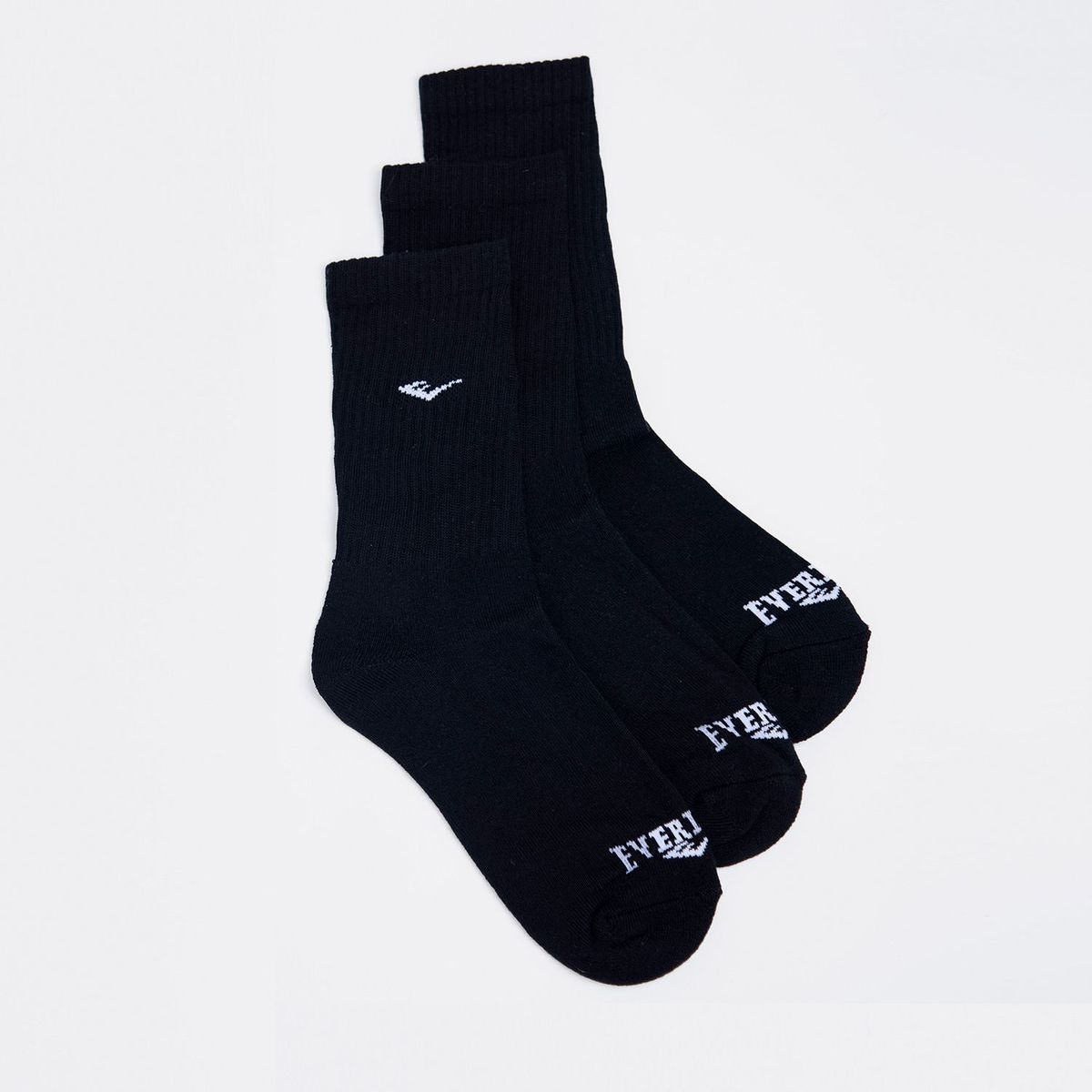 EVERLAST - Pack X3 Medias Deportivas Hombre Everlast Crew Largas