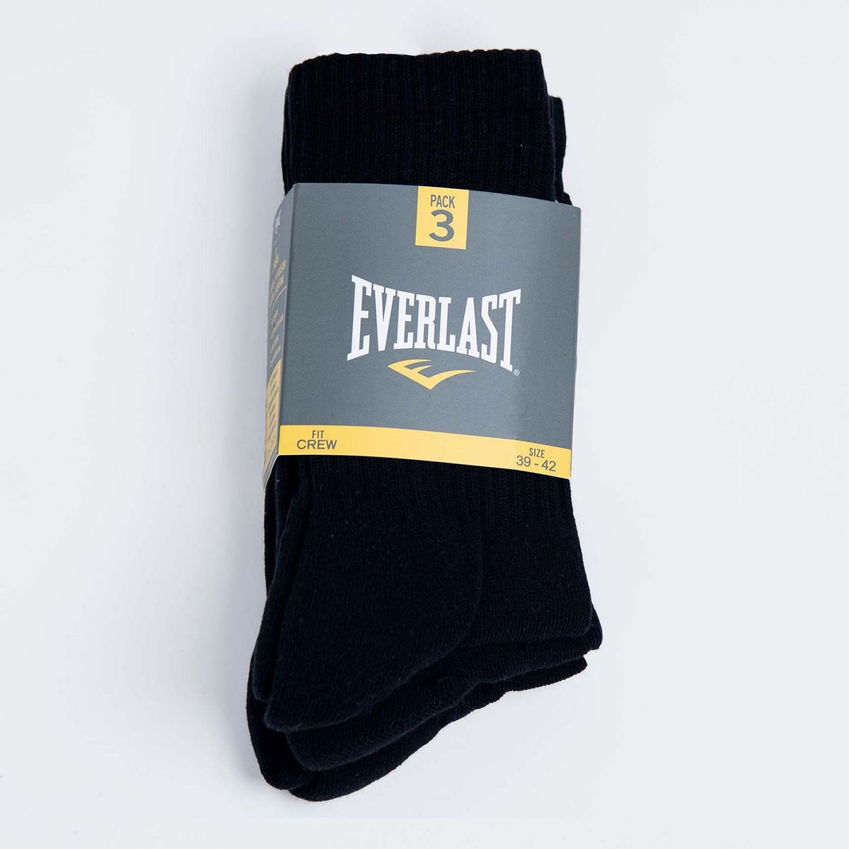 EVERLAST - Pack X3 Medias Deportivas Hombre Everlast Crew Largas