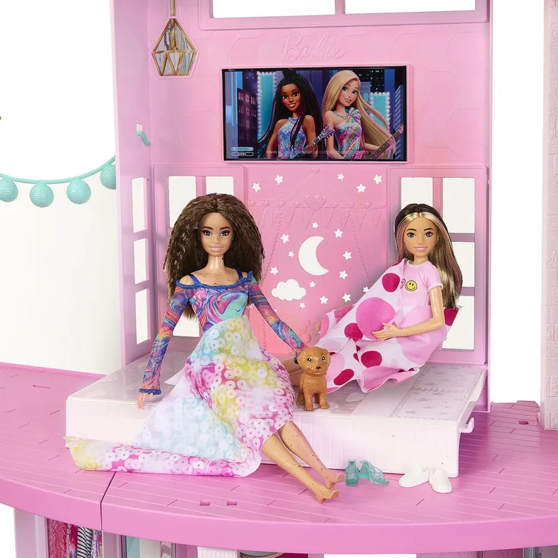 Casa De Los Sueños Barbie Pisos Con Piscina Y Tobogán BARBIE