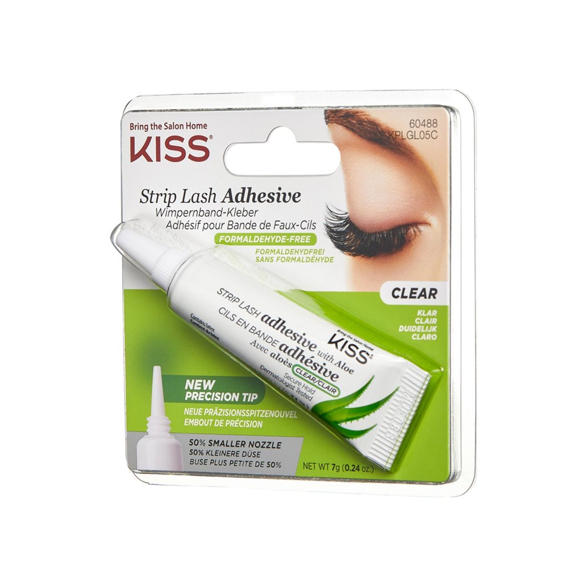 KISS - Pegamento Para Pestañas Postizas Clear Kiss