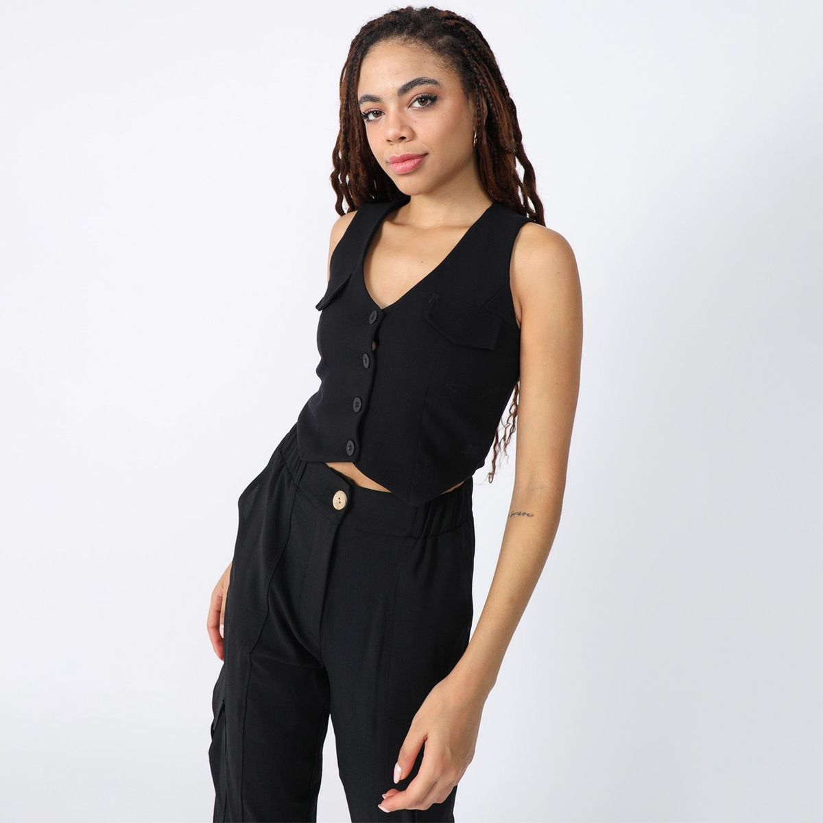 SYBILLA - Chaleco Casual Mujer Sybilla