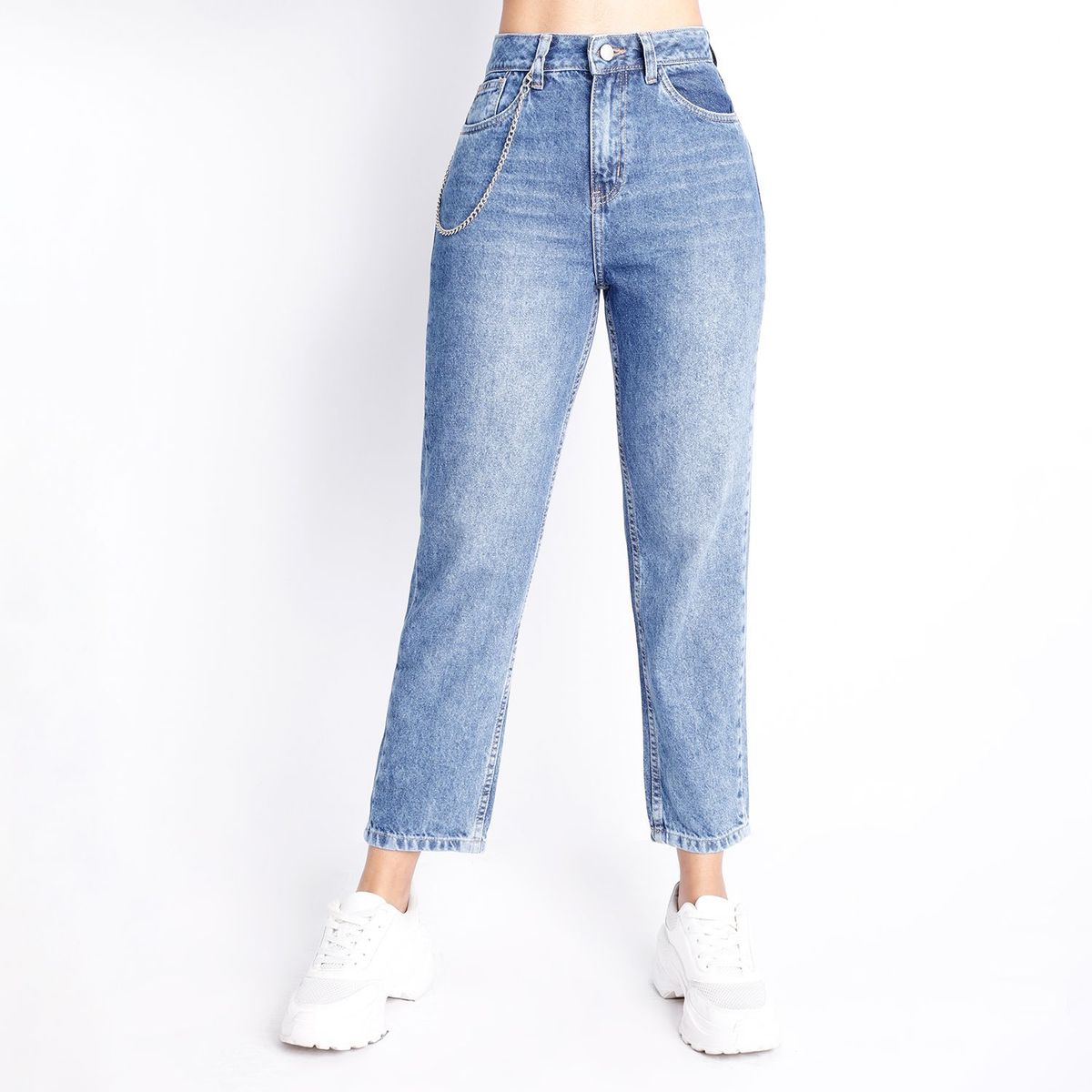 KANSAS - Pantalón Jean Mom Mujer Kansas