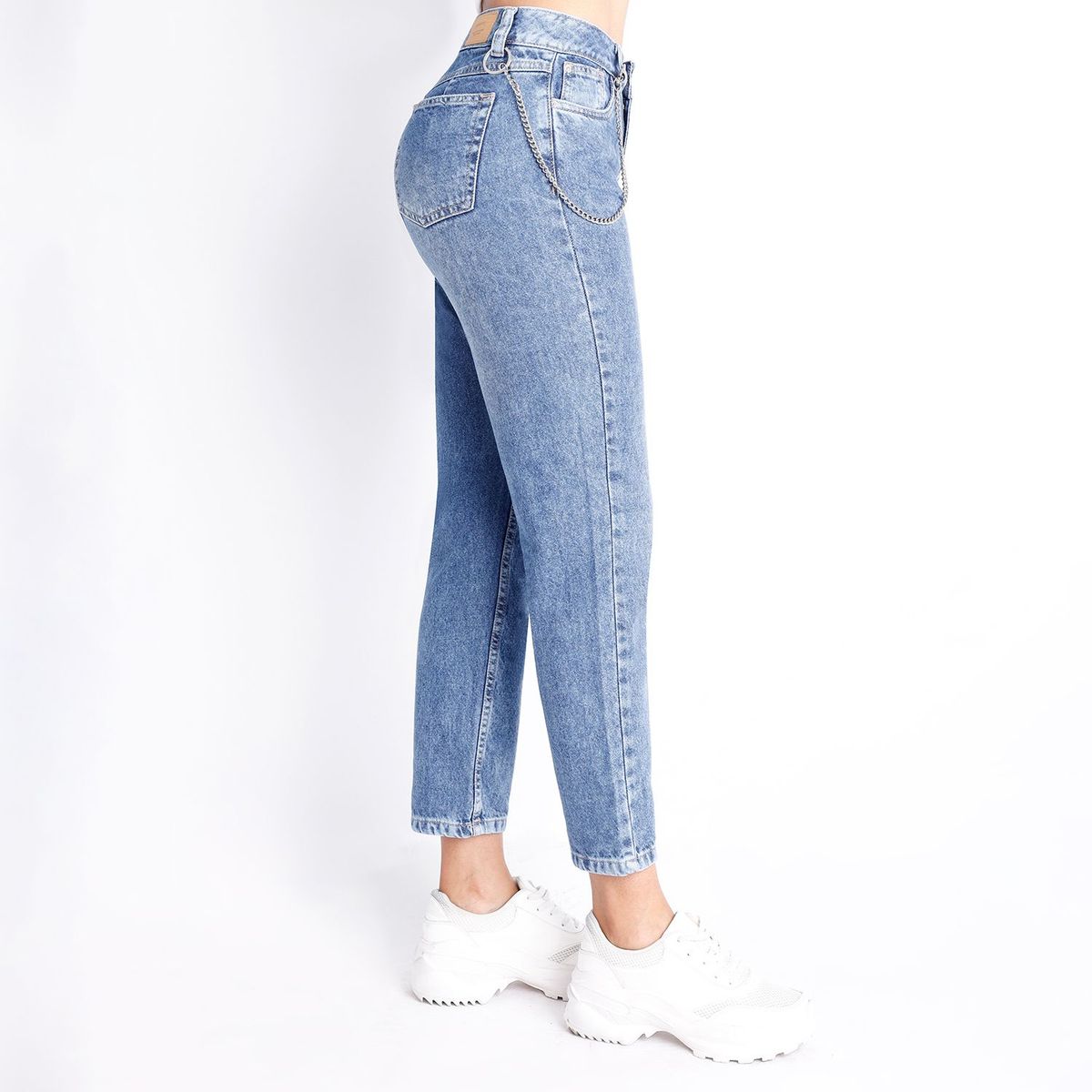 KANSAS - Pantalón Jean Mom Mujer Kansas