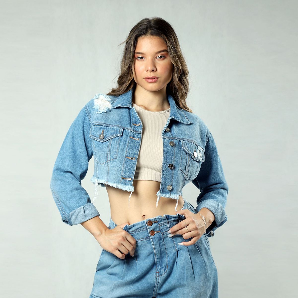 FORDAN JEANS - Casaca Jean Mujer Fordan Jeans