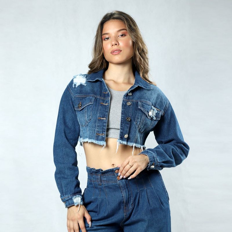 FORDAN JEANS - Casaca Jean Mujer Fordan Jeans