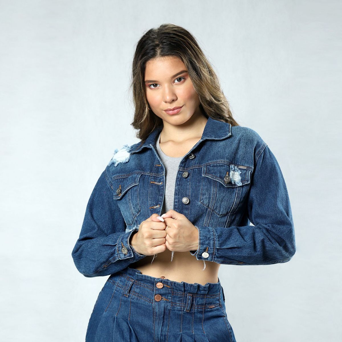 FORDAN JEANS - Casaca Jean Mujer Fordan Jeans