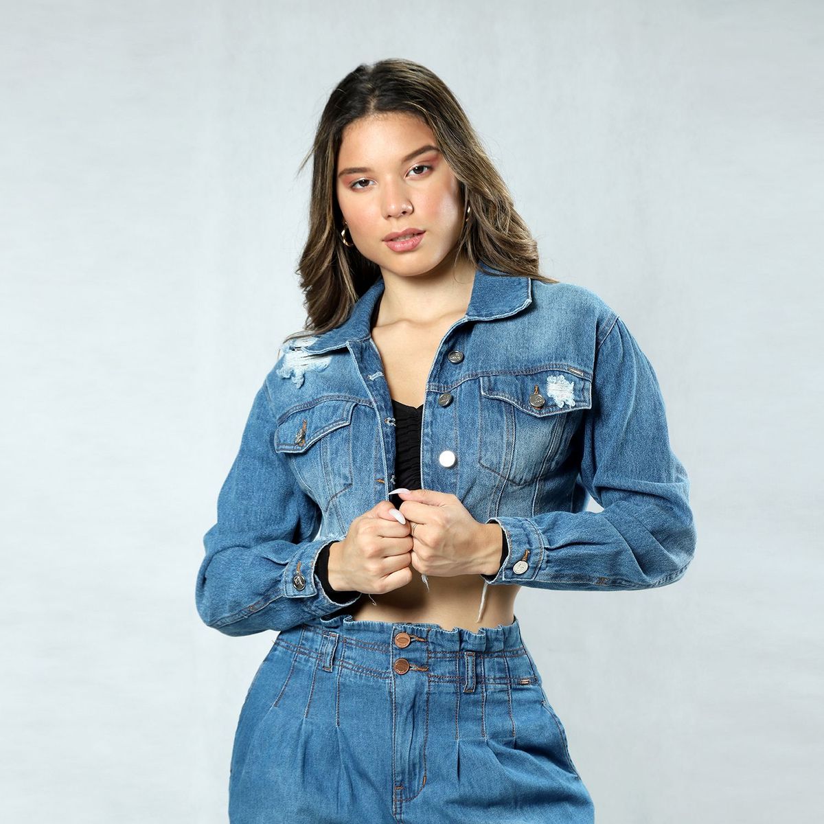 FORDAN JEANS - Casaca Jean Mujer Fordan Jeans