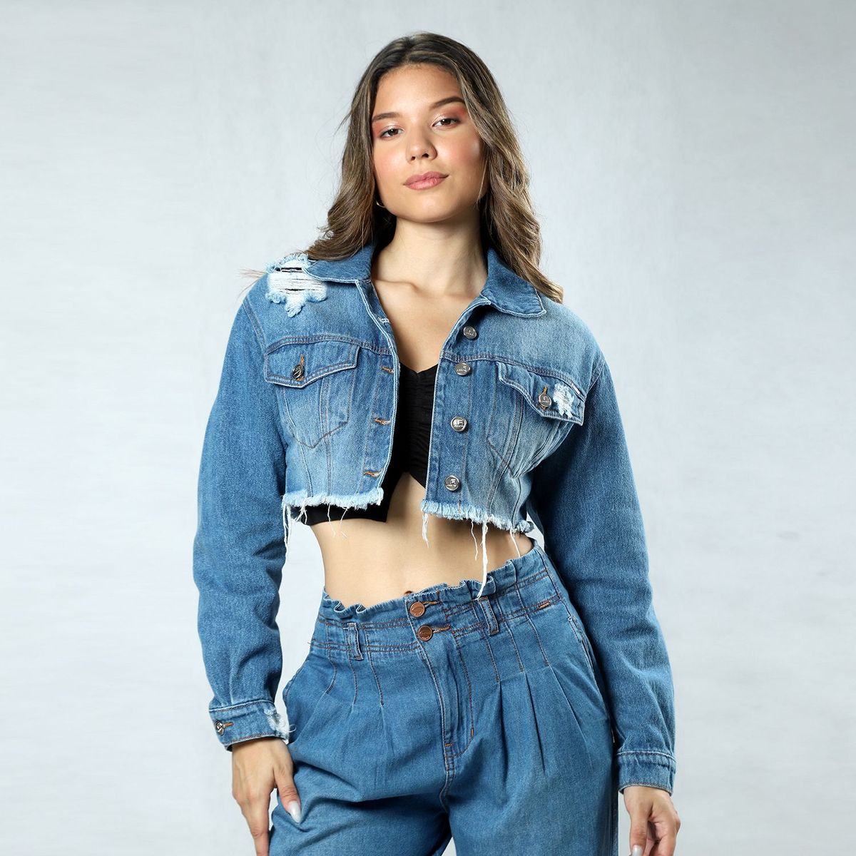 FORDAN JEANS - Casaca Jean Mujer Fordan Jeans