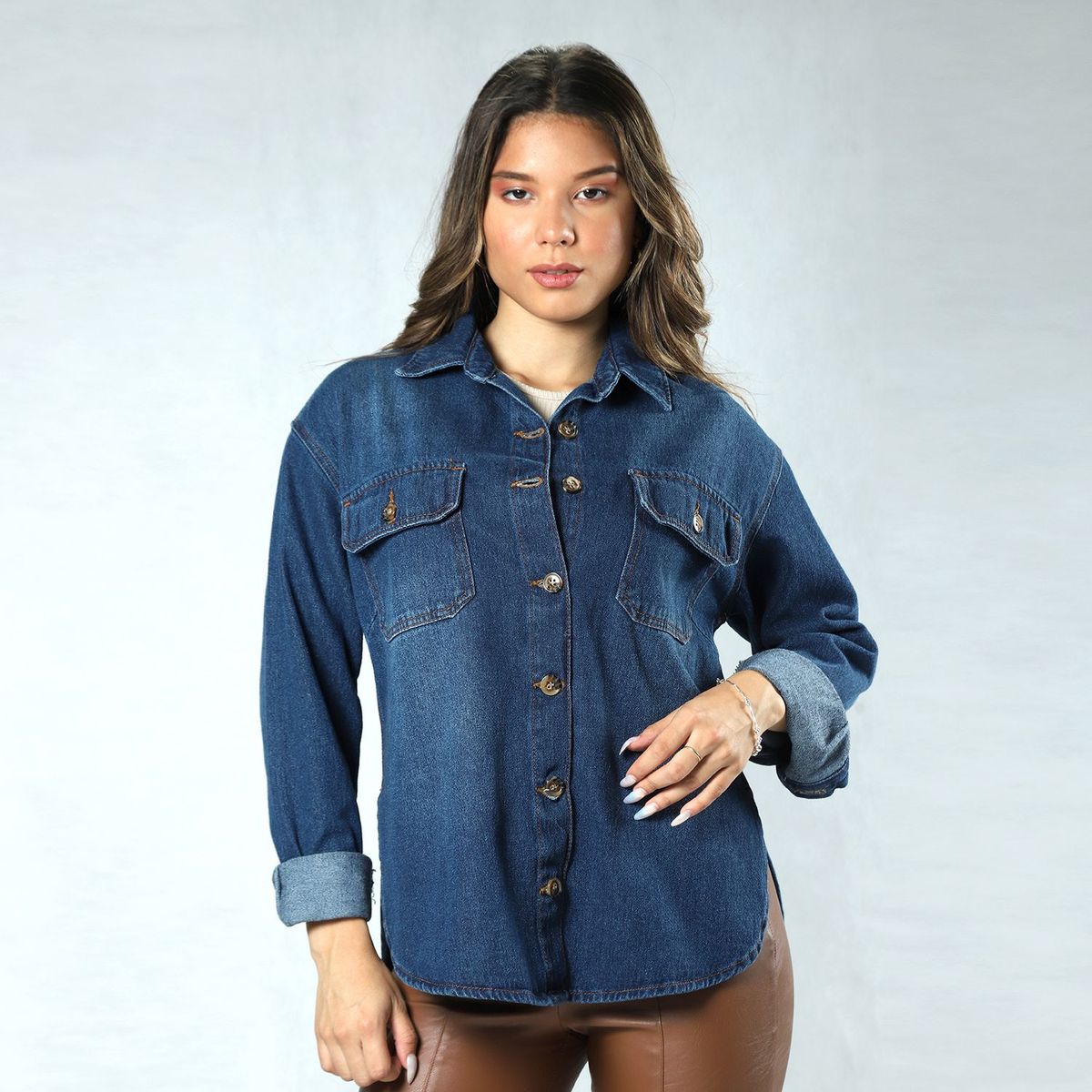 FORDAN JEANS - Sobrecamisa Mujer Fordan Jeans