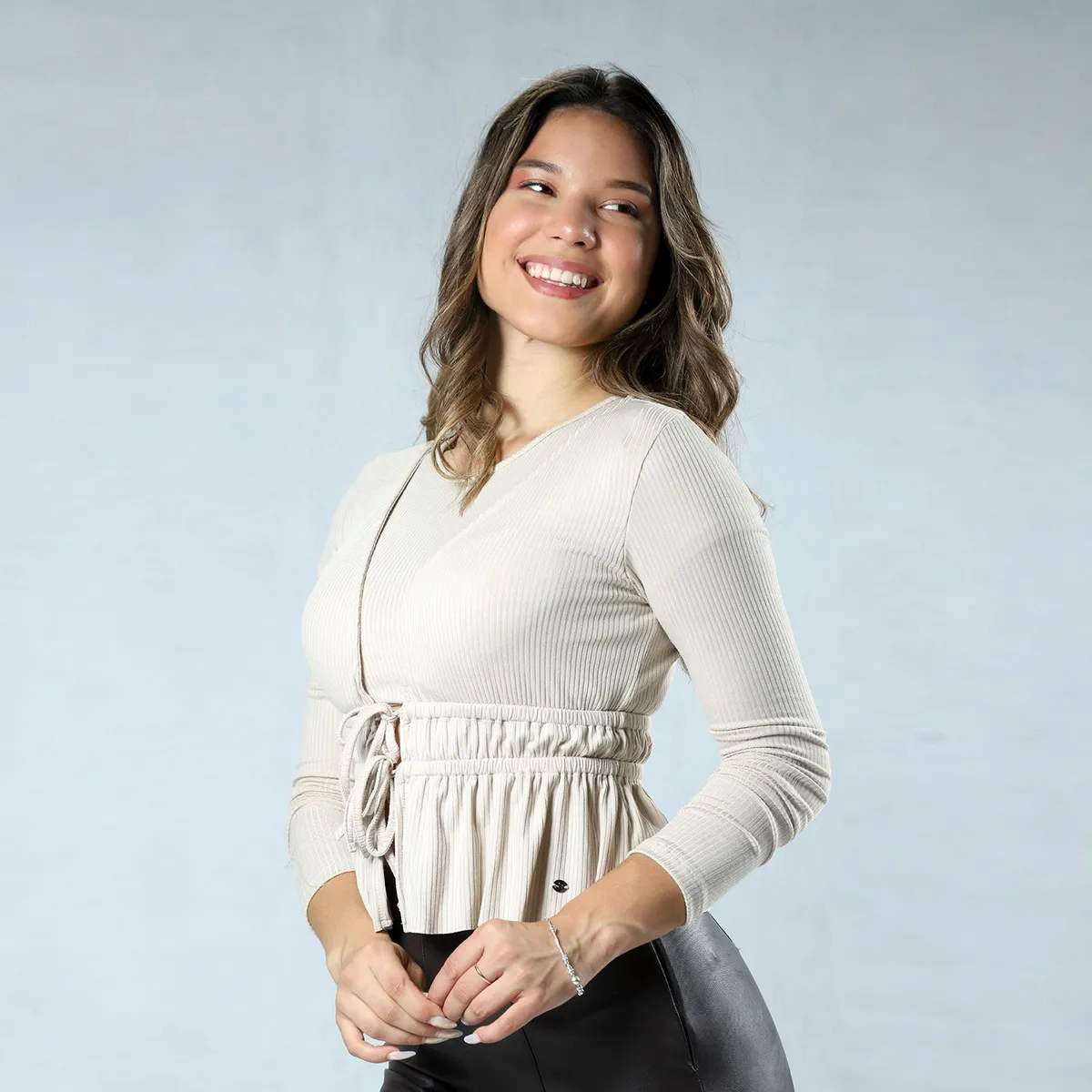 FORDAN JEANS - Polo Manga Larga Algodón Mujer Fordan Jeans