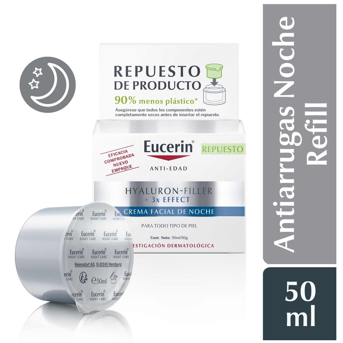 EUCERIN - Hyaluron Filler Noche REFILL 50ML