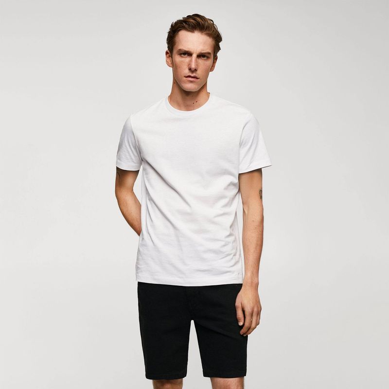 MANGO - Polo Manga Corta Hombre Mango