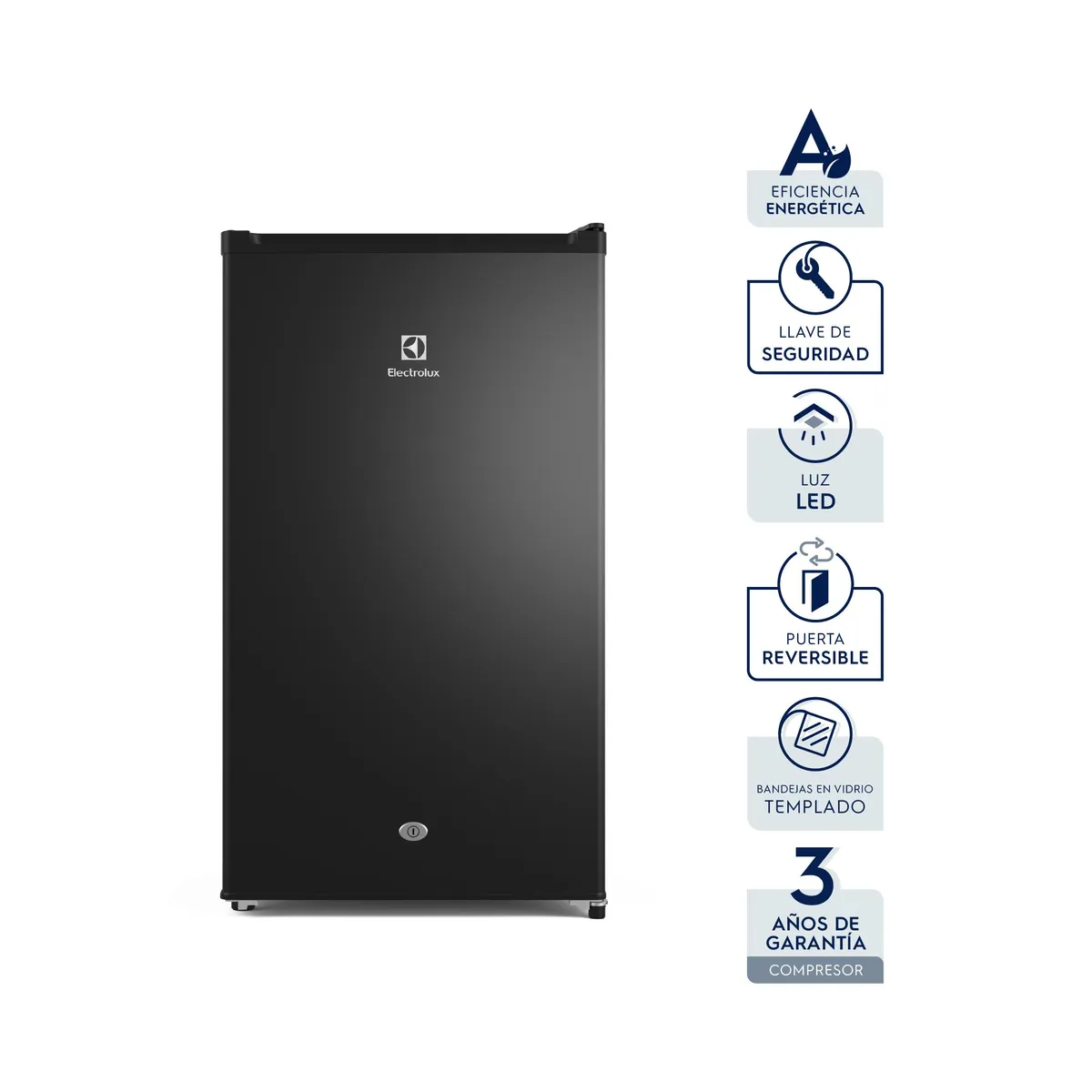 ELECTROLUX - Minibar Frost One Door 90L Negro